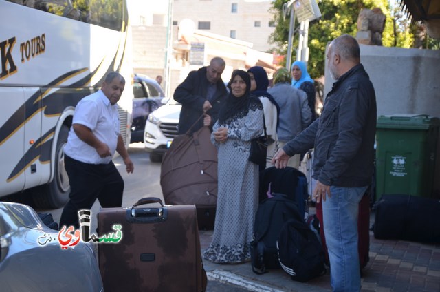 كفرقاسم : وصول وفد الاداري سامر الدعدوع الى البلدة  والفرحة تغمر الجميع بعودتهم سالمين غانمين 